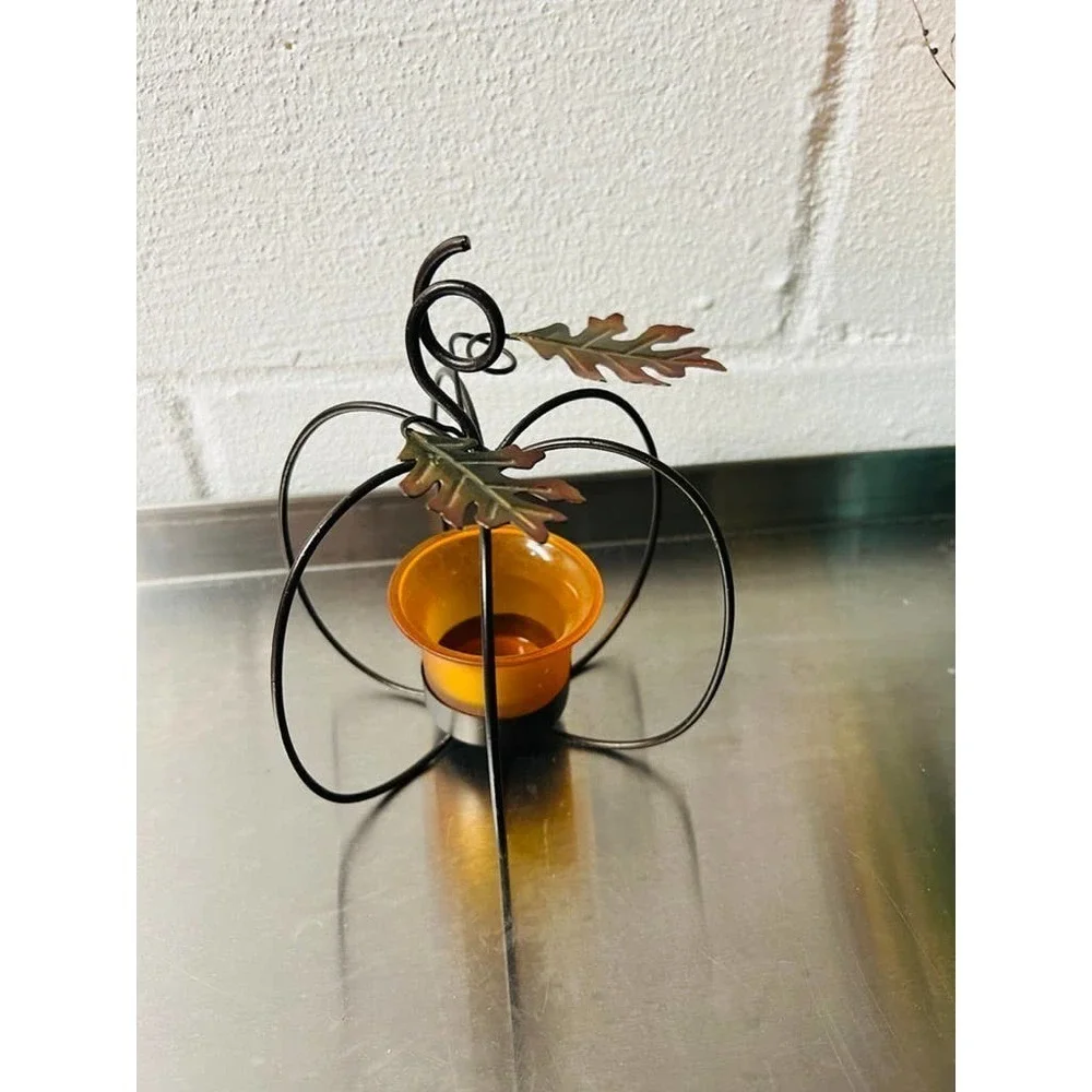 Pumpkin Tea Candle Holder